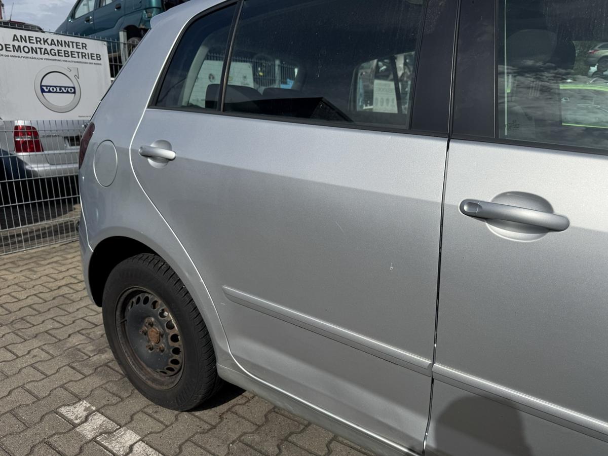 VW Golf Plus 2 original T&uuml;r hinten rechts LA7W Reflexsilber Rohbau Bj.2009